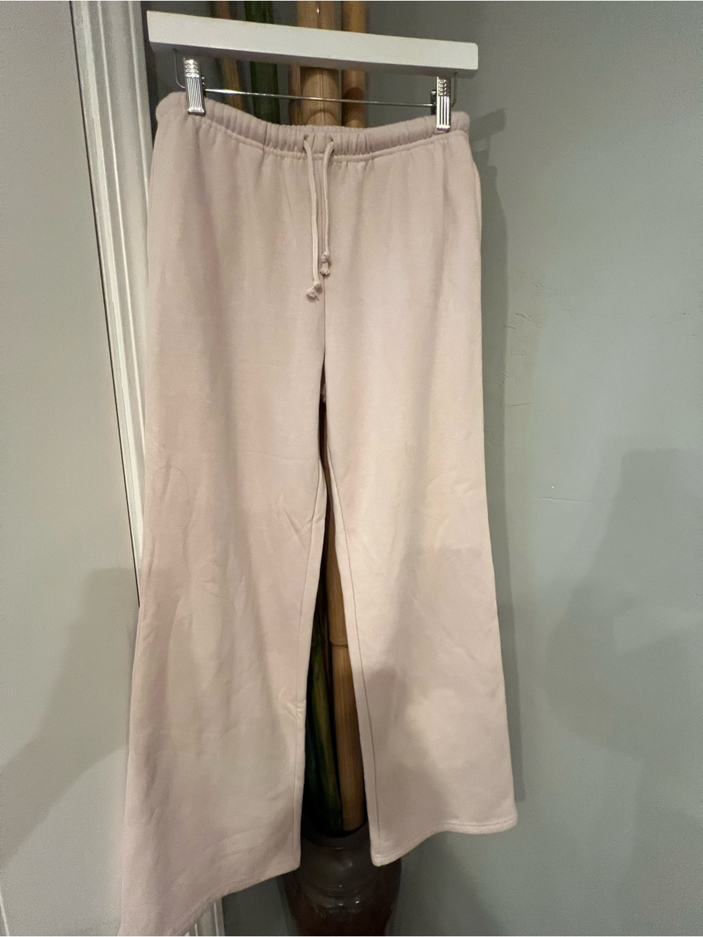 Pink Rose Soft Lounge Pants in Light Pink